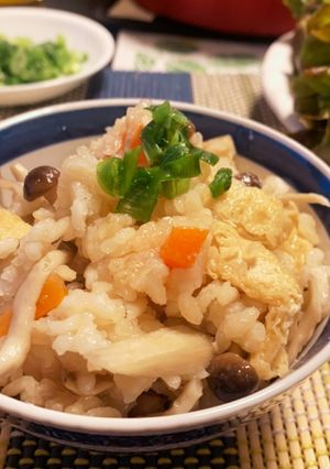炊飯器より簡単?きのこの炊き込みご飯-レシピのメイン写真