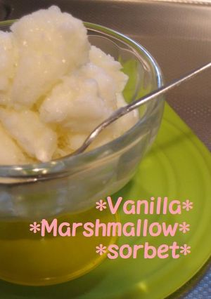 *Marshmallow Sorbet*-レシピのメイン写真