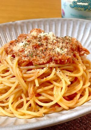 トマト缶不要＊トマトにんにくパスタ-レシピのメイン写真