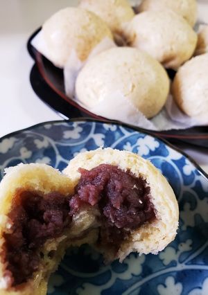 ホットケーキミックスで*きび砂糖饅頭-レシピのメイン写真