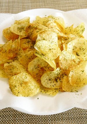我が家のポテトチップスのり塩味　(^^♪-レシピのメイン写真