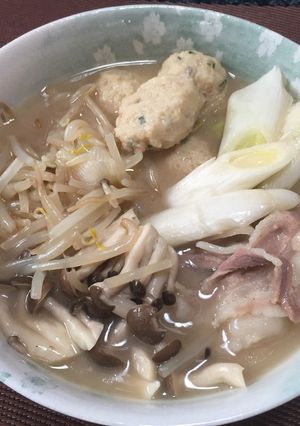 とんこつ醤油鍋つゆ!(^^)!-レシピのメイン写真