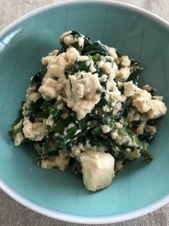 春菊の白あえ-レシピのメイン写真