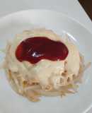 鶏むねひき肉の蒸しハンバーグ