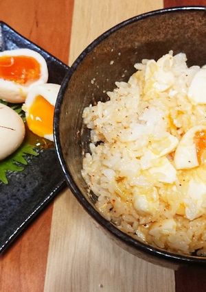 流行りに乗っかれ☆味噌ダレ煮玉子のTKG-レシピのメイン写真
