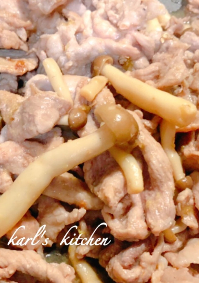 簡単しめじと豚肉の生姜焼き-レシピのメイン写真