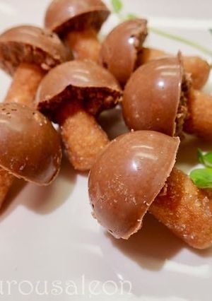 ザックザクのチョコきのこ-レシピのメイン写真
