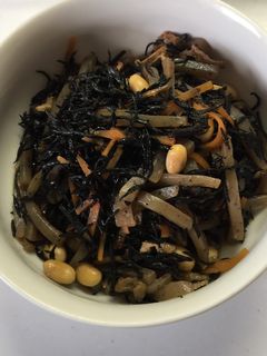 あと一品、芽ひじきの煮物。-レシピのメイン写真