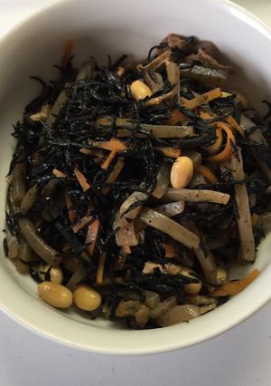 あと一品、芽ひじきの煮物。-レシピのメイン写真