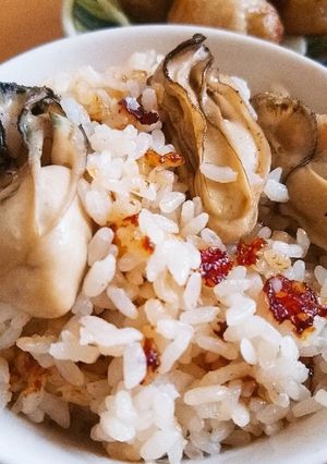 牡蠣ごはん バター醤油風味-レシピのメイン写真