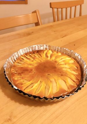 りんごとヨーグルトのもっちりケーキ-レシピのメイン写真
