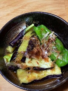 なす・ピーマンの揚げ浸し-レシピのメイン写真