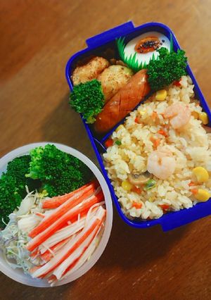 えびピラフ弁当-レシピのメイン写真