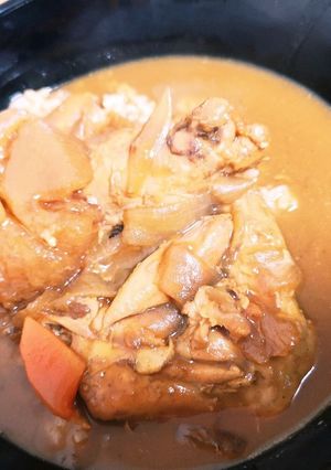 【煮物リメイク】たっぷり掛けれるカレー-レシピのメイン写真