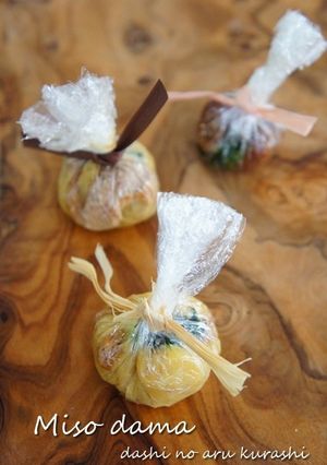 はなこ（かつお粉）で作る無添加味噌玉-レシピのメイン写真