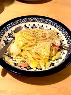 ベーコンとキャベツのペペロンチーノ-レシピのメイン写真