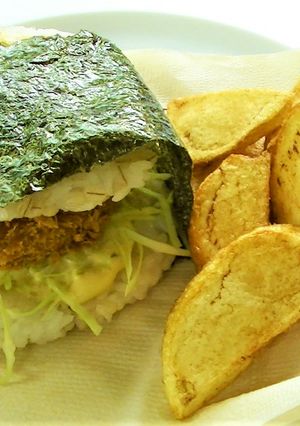 子どもが大好き海老カツバーガー～ライス版-レシピのメイン写真