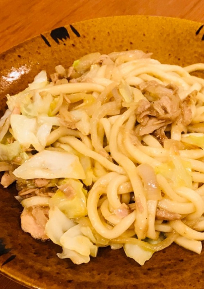 簡単★あるもので洋風ツナ焼きうどん-レシピのメイン写真