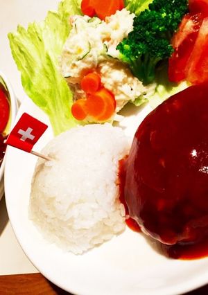 簡単ふっくらハンバーグ！！材料少なく〜-レシピのメイン写真