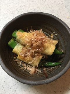 オクラの油揚げ巻き-レシピのメイン写真