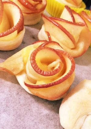 薔薇のアップルパイ-レシピのメイン写真