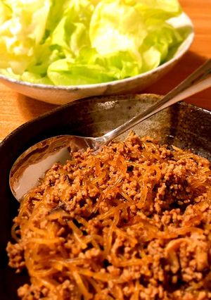 簡単☆肉味噌☆ レタス包み-レシピのメイン写真