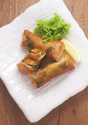 鮪缶の春巻き-レシピのメイン写真