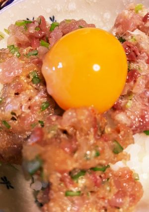 【定番】自家製ブリのネギトロ丼-レシピのメイン写真