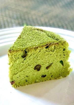 アメリカで作る★抹茶あずき✨チーズケーキ-レシピのメイン写真