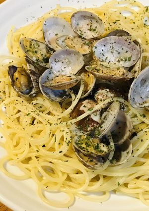 ほぼアサリだけでつくるボンゴレビアンコ-レシピのメイン写真