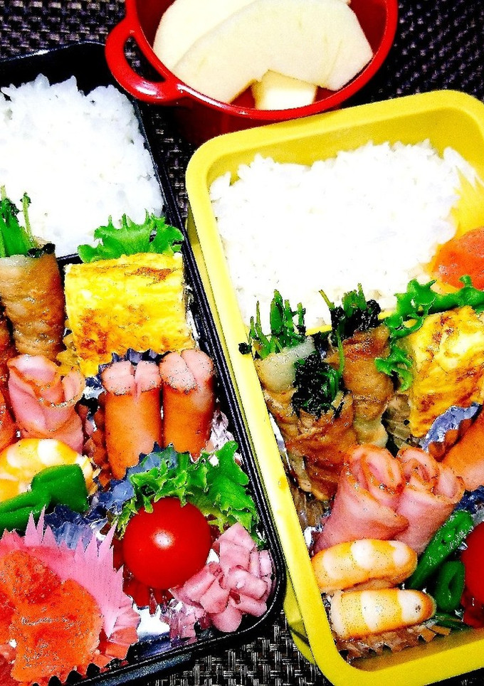 息子と娘のお弁当19.11.25-レシピのメイン写真