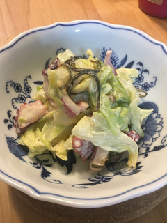 タコとキャベツのサラダ-レシピのメイン写真