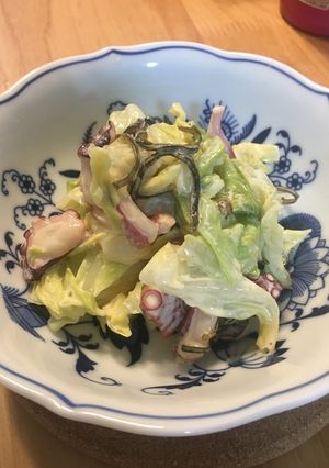タコとキャベツのサラダ-レシピのメイン写真