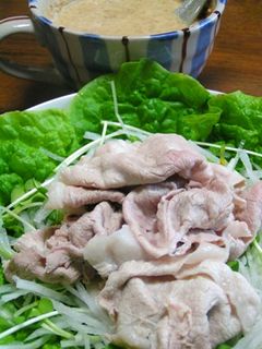 ツナゴマダレの冷しゃぶサラダ-レシピのメイン写真