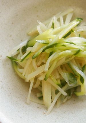 じゃが芋ときゅうりの酢の物♪シャキ食感♪-レシピのメイン写真