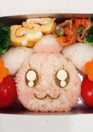 プリキュアアラモードペコリン☆キャラ弁☆-レシピのメイン写真