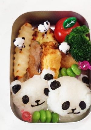 パンダまみれ☆キャラ弁-レシピのメイン写真