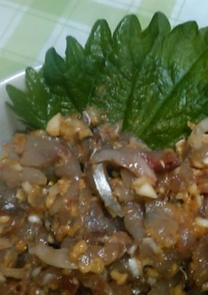 鯵刺でなめろう-レシピのメイン写真