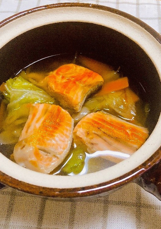 鮭と野菜のスープ-レシピのメイン写真