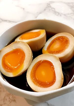 半熟☆味付け煮卵-レシピのメイン写真