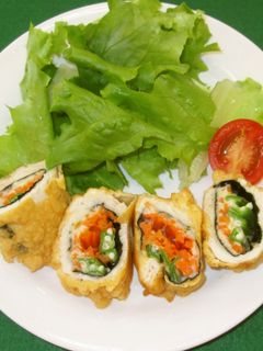 鶏ささ身の野菜巻き揚げ-レシピのメイン写真