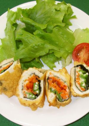 鶏ささ身の野菜巻き揚げ-レシピのメイン写真