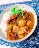 里芋とろ〜り牛ッと牛肉✤簡単カレー