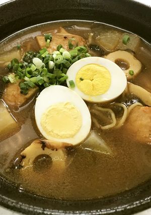 美人レシピ・おでんカレーラーメン-レシピのメイン写真