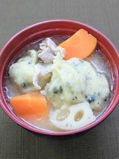 よもぎのおすいとん-レシピのメイン写真