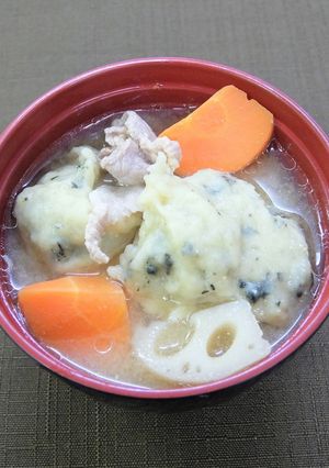 よもぎのおすいとん-レシピのメイン写真