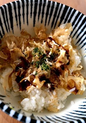 30秒で！たこ焼きトッピング丼☆-レシピのメイン写真