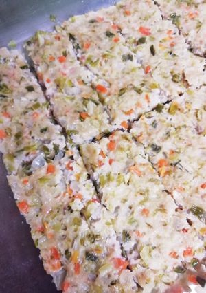 お野菜たっぷり離乳食ハンバーグ-レシピのメイン写真