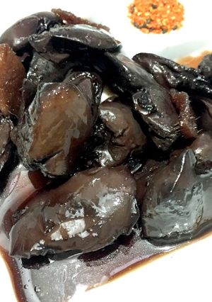 鳥レバーの赤ワイン煮♬-レシピのメイン写真
