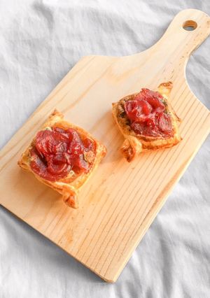 赤ワイン煮りんごのパイ-レシピのメイン写真